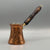 Hammered Copper Turkish Coffee Pot, Coffee Maker, Cezve, Ibrik with Wooden Handle (10oz)