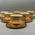 Luxurious Gold Color Turkish Coffee Set