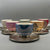 Luxurious Silver and Multicolor Turkish Coffee Set
