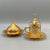 Traditional Gold Color Turkish Coffee Set for 6